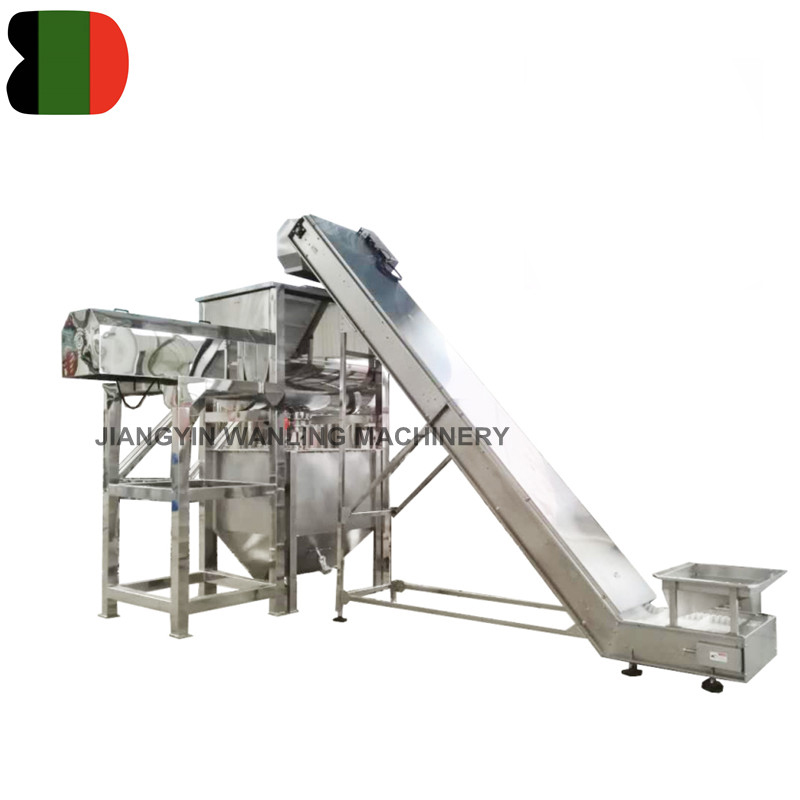 Máy trộn băng bột thực phẩm ngang hoang dã